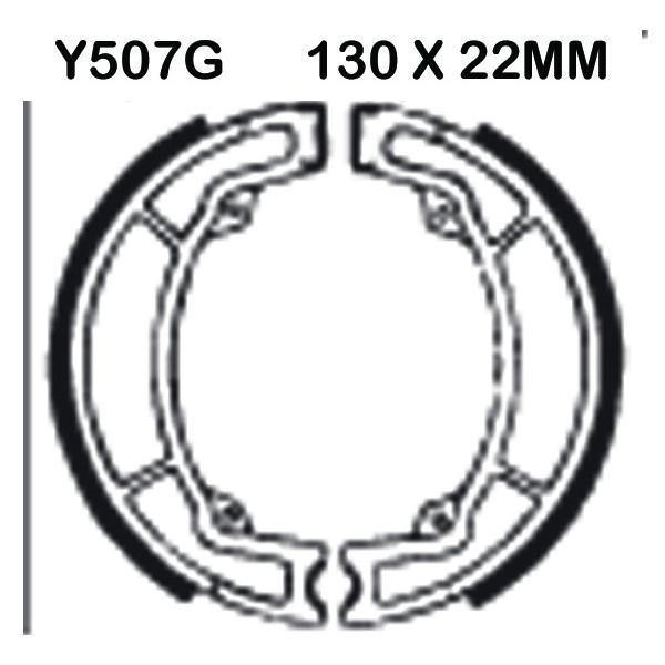 EBC EBC Brake Shoes Y507G-SPECIAL ORDER